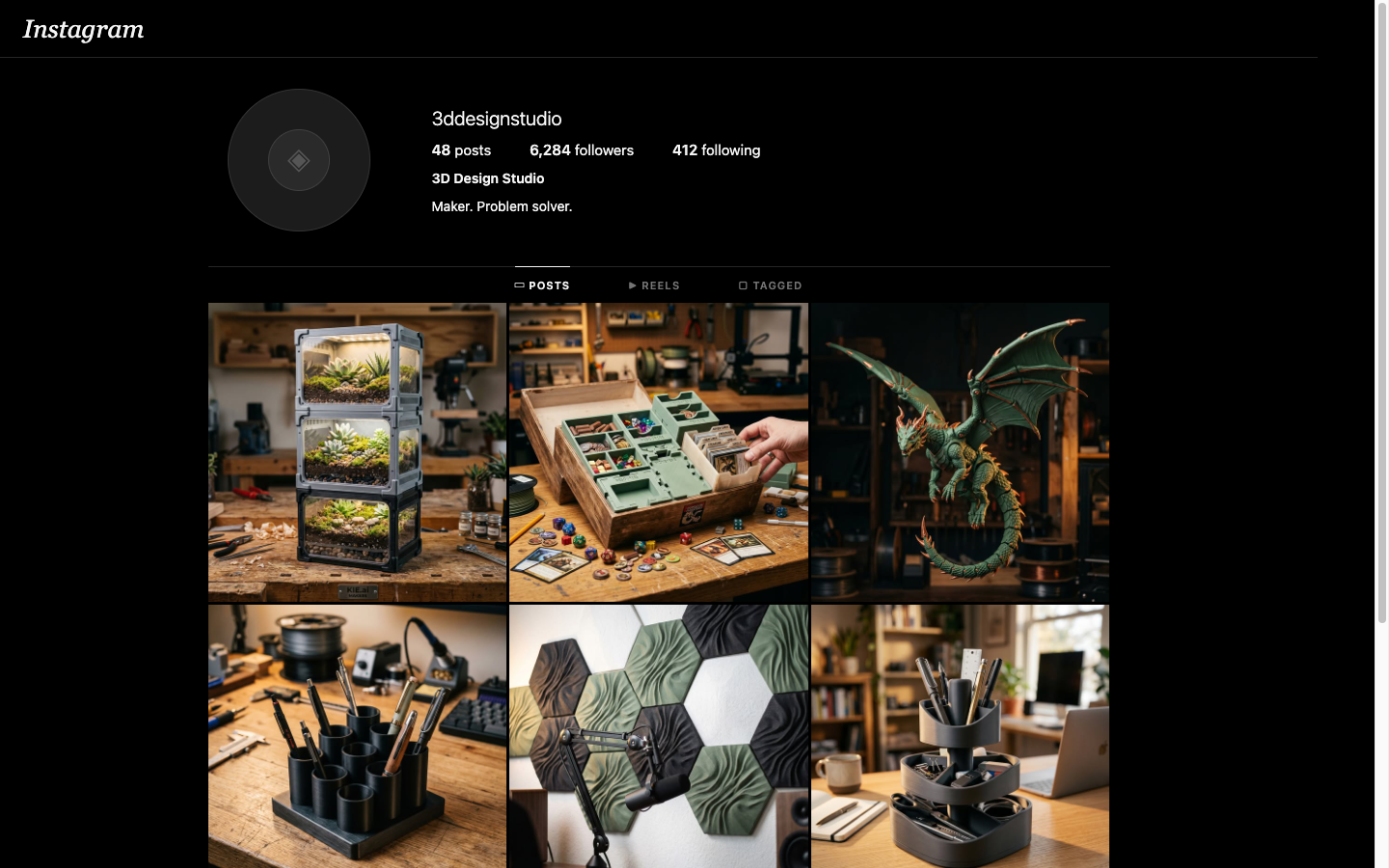 @agenius3d Instagram feed